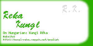 reka kungl business card